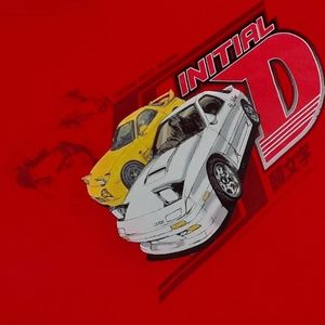 Vintage ODM Initial D Anime Promo Tee